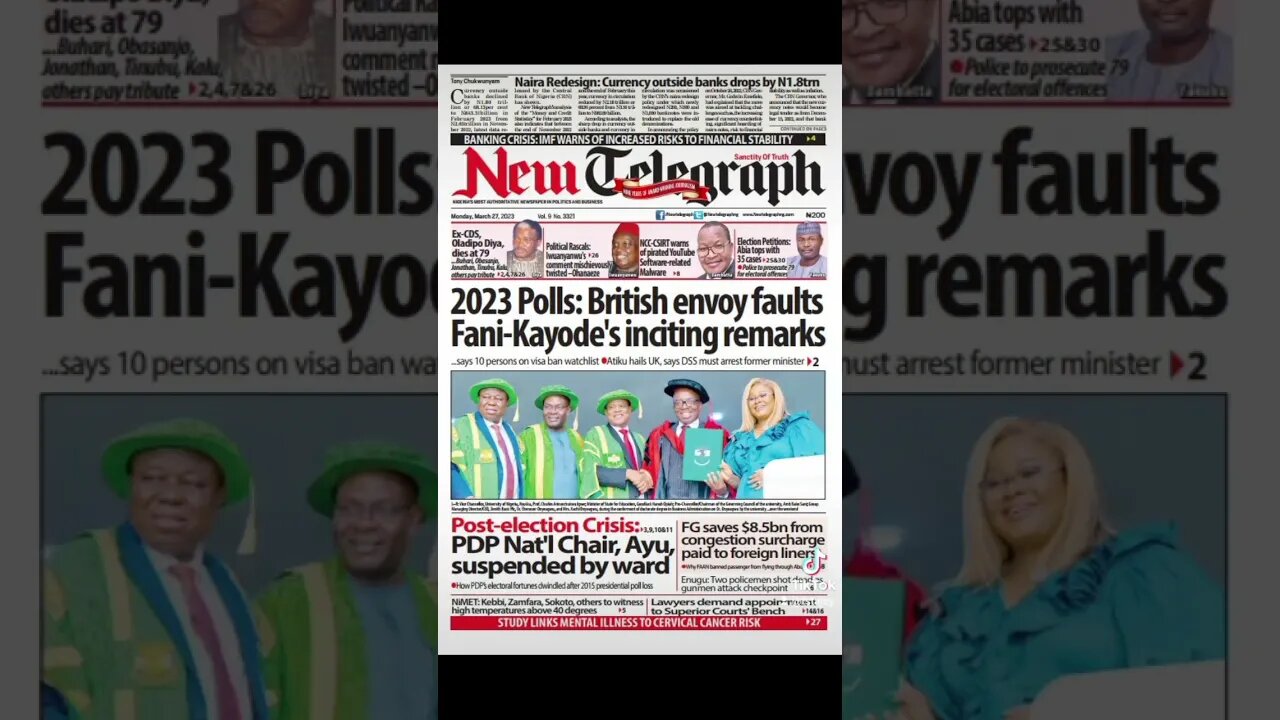 Today's Newspapers #newspapers