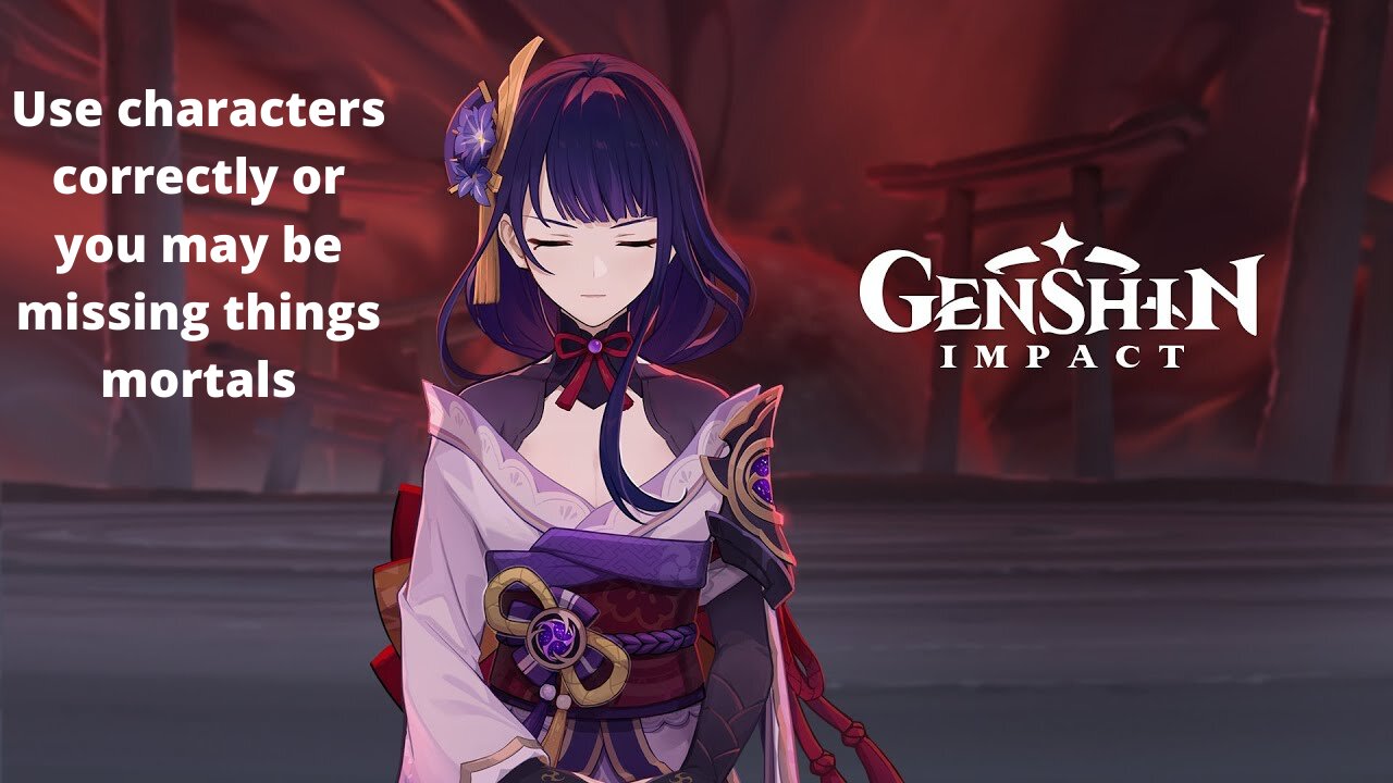 Using characters correctly goes a long way
