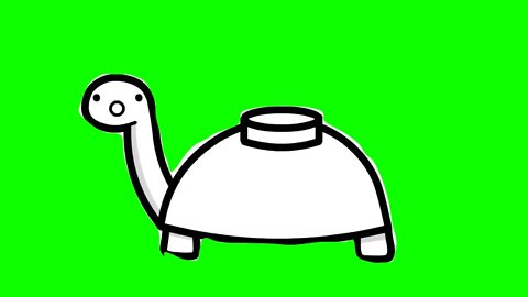 Mine Turtle Hello! Green Screen Mpgun com