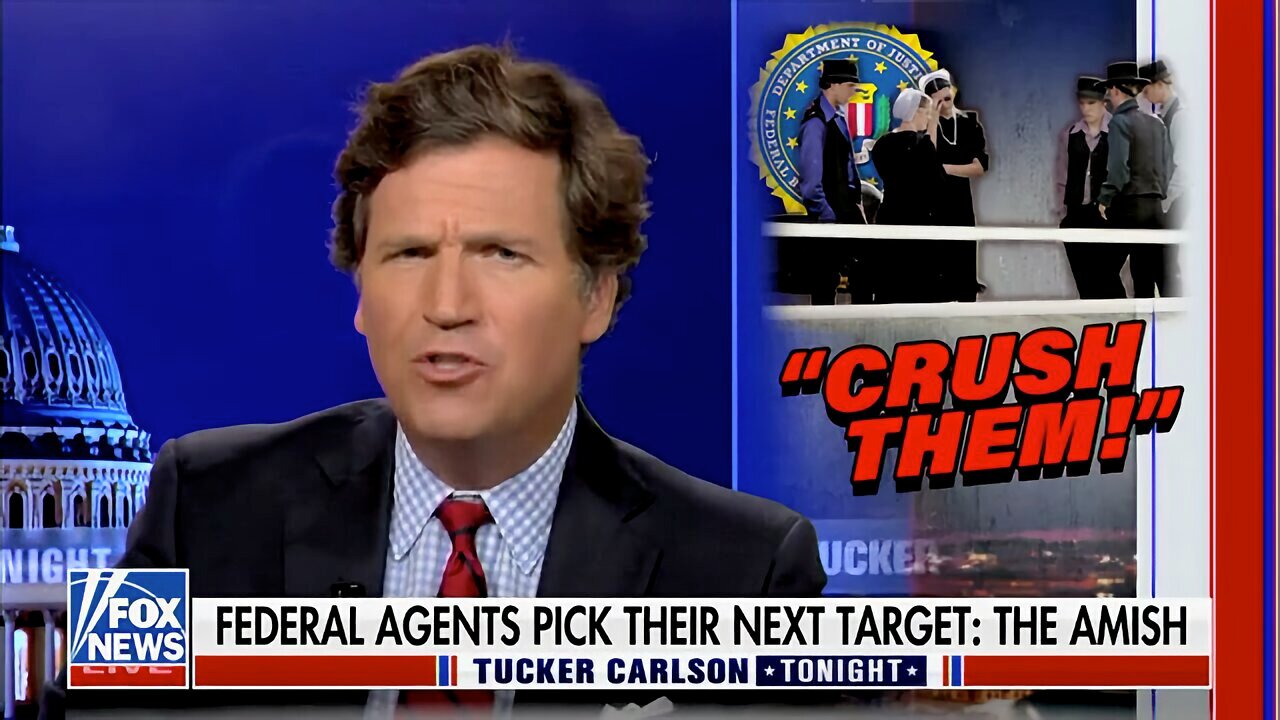 Tucker Carlson DEFENDS Amish Farm from SHUT DOWN By FEDS!!!