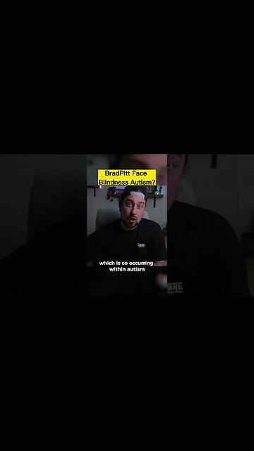 BradPitt Face Blindness Autism @TheAspieWorld #autism #shorts #actuallyautistic