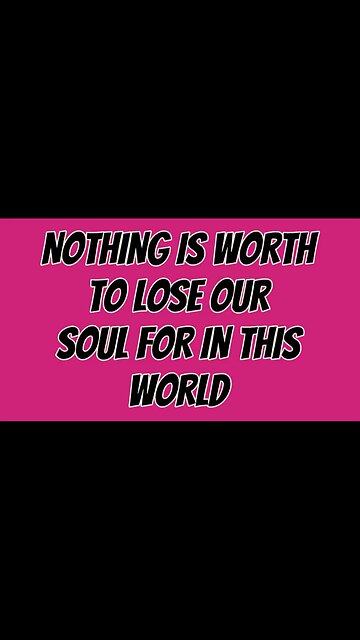 Nothing Worth To Lose For? 🤔