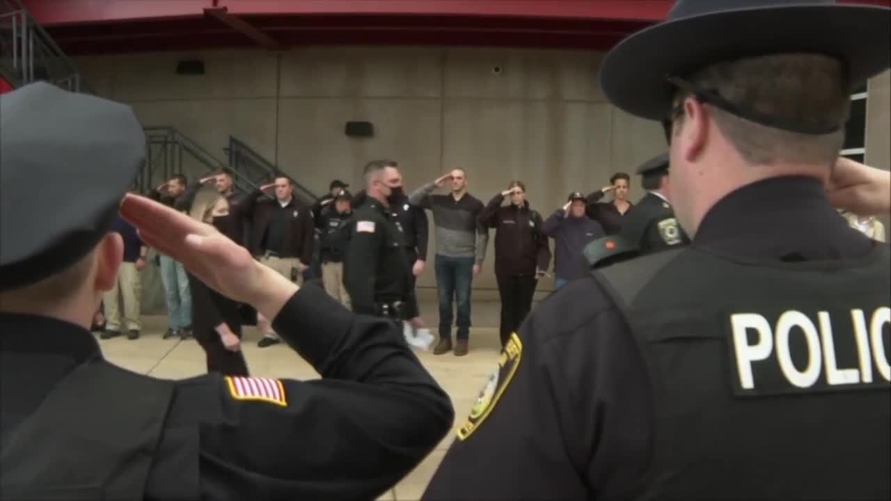 Crowd cheers on new Niagara County Law Enforcement grads