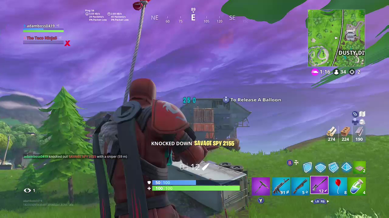 Fortnite season 8 Snipe