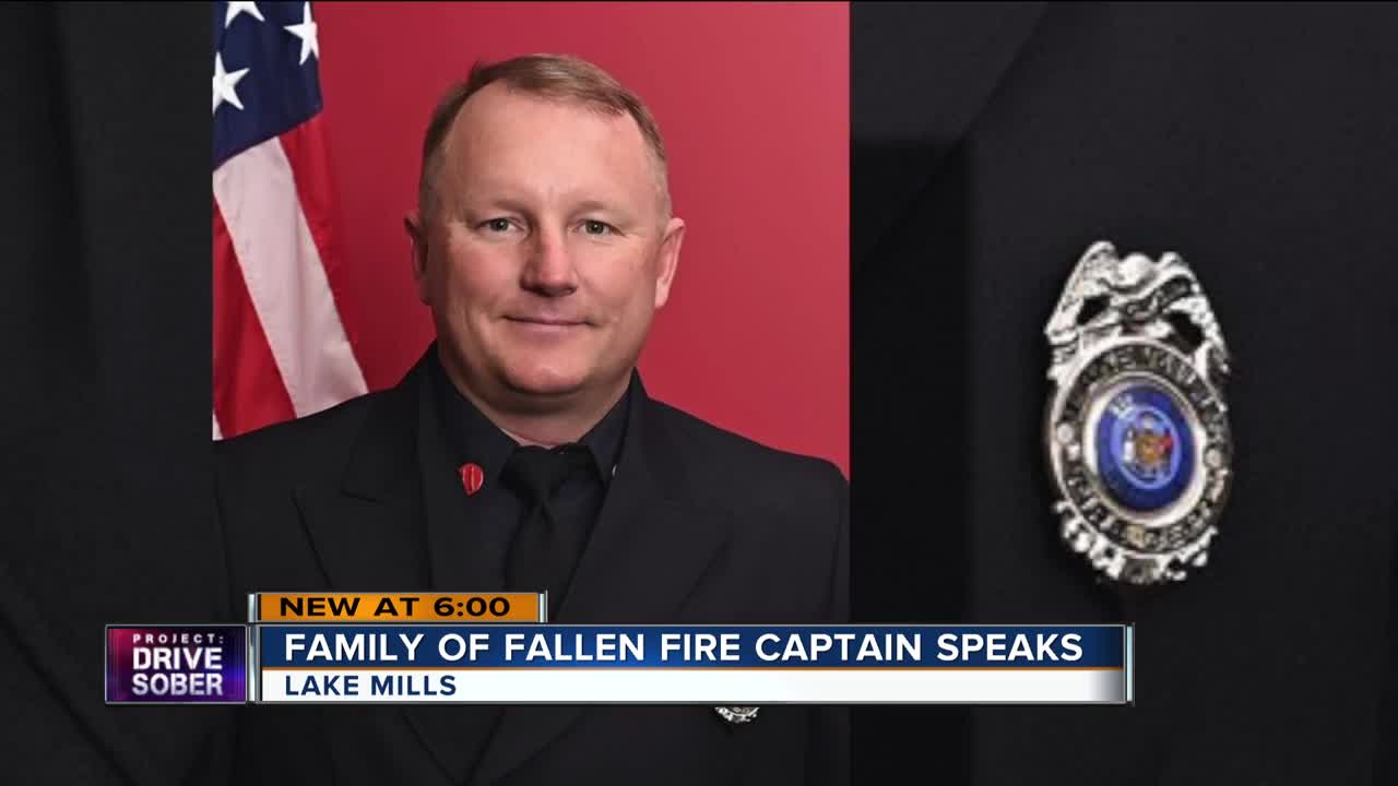 Family of Lake Mills firefighter says he died a hero