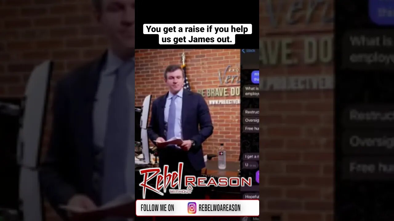 You get a raise if you help us get James out.