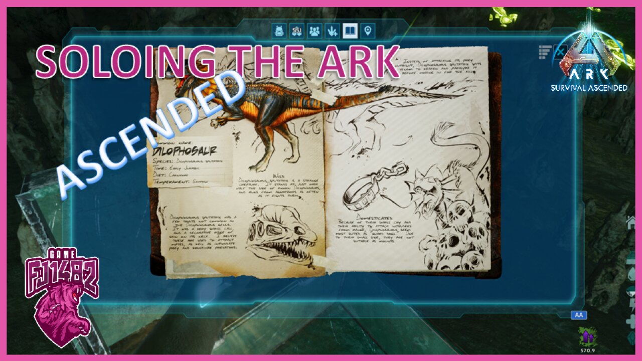 Finding Dino Dossiers Part 8 Soloing ARK Ascended Ep. 41