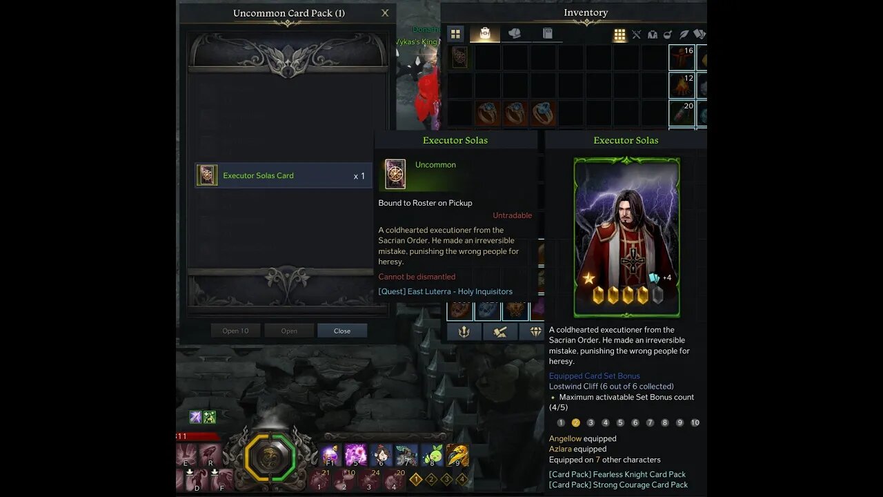 Ask and you Shall Recieve Part 4! The Final One! I Finished Executor Solas Card Set!