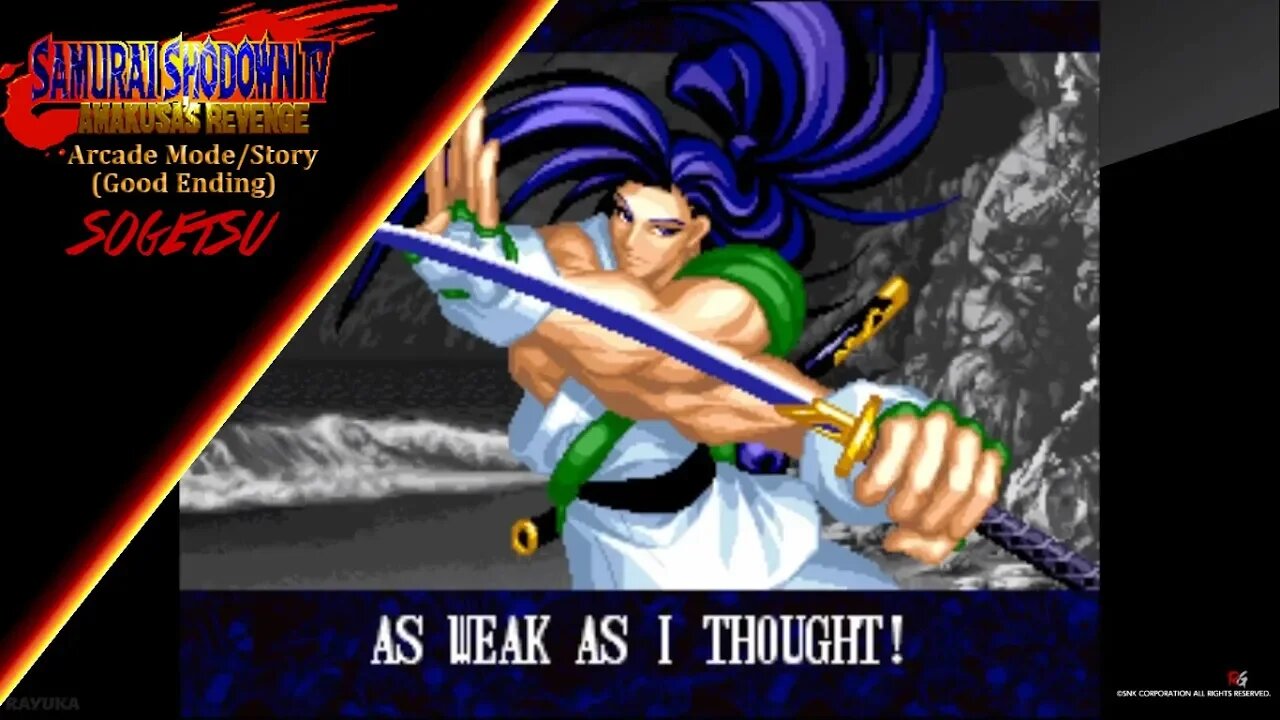 Samurai Shodown IV - Arcade Mode/Story - Sogetsu (Good Ending)