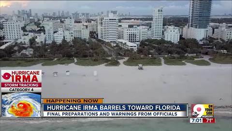 Hurricane Irma barrels toward Florida