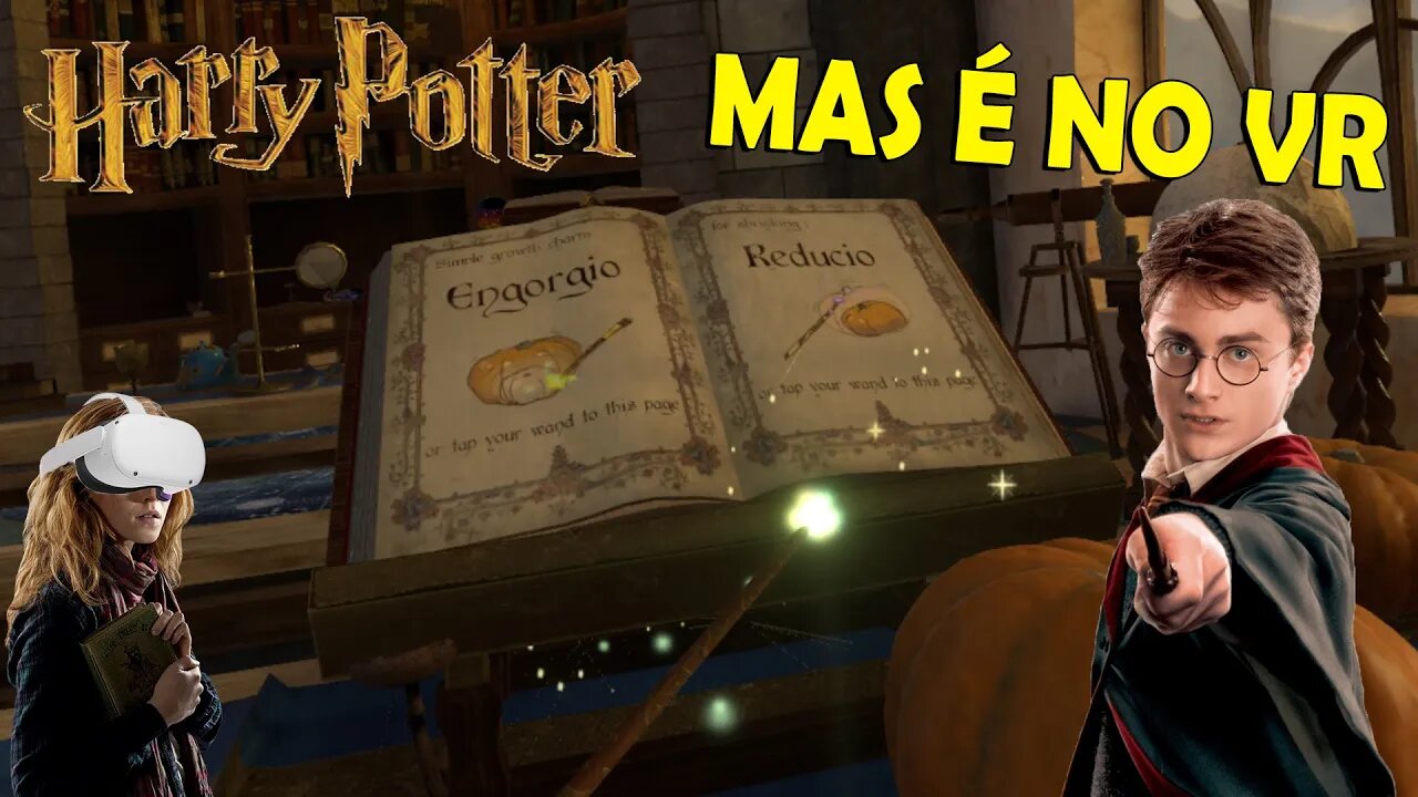 Lancei Feitiços no Harry Potter de VR INCRIVEL - Ravenclaw VR