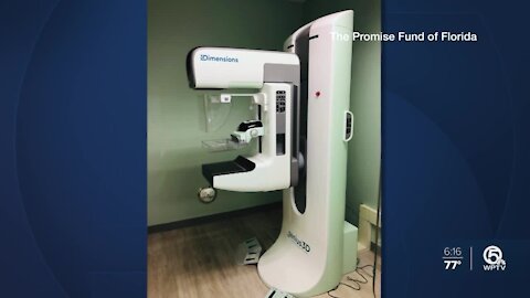 Donated 3D mammography machine to help 1,000 women