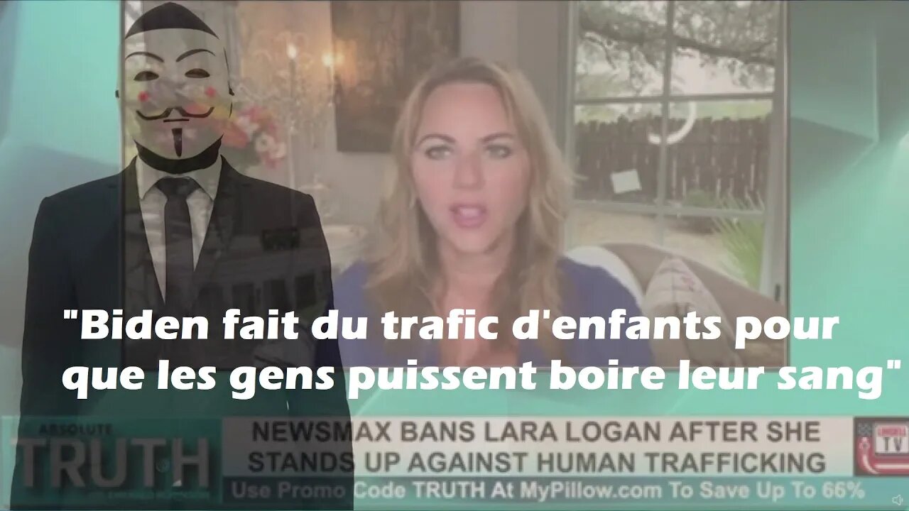 Lara Logan "Biden fait du trafic d'enfants pour que les gens puissent boire leur sang"