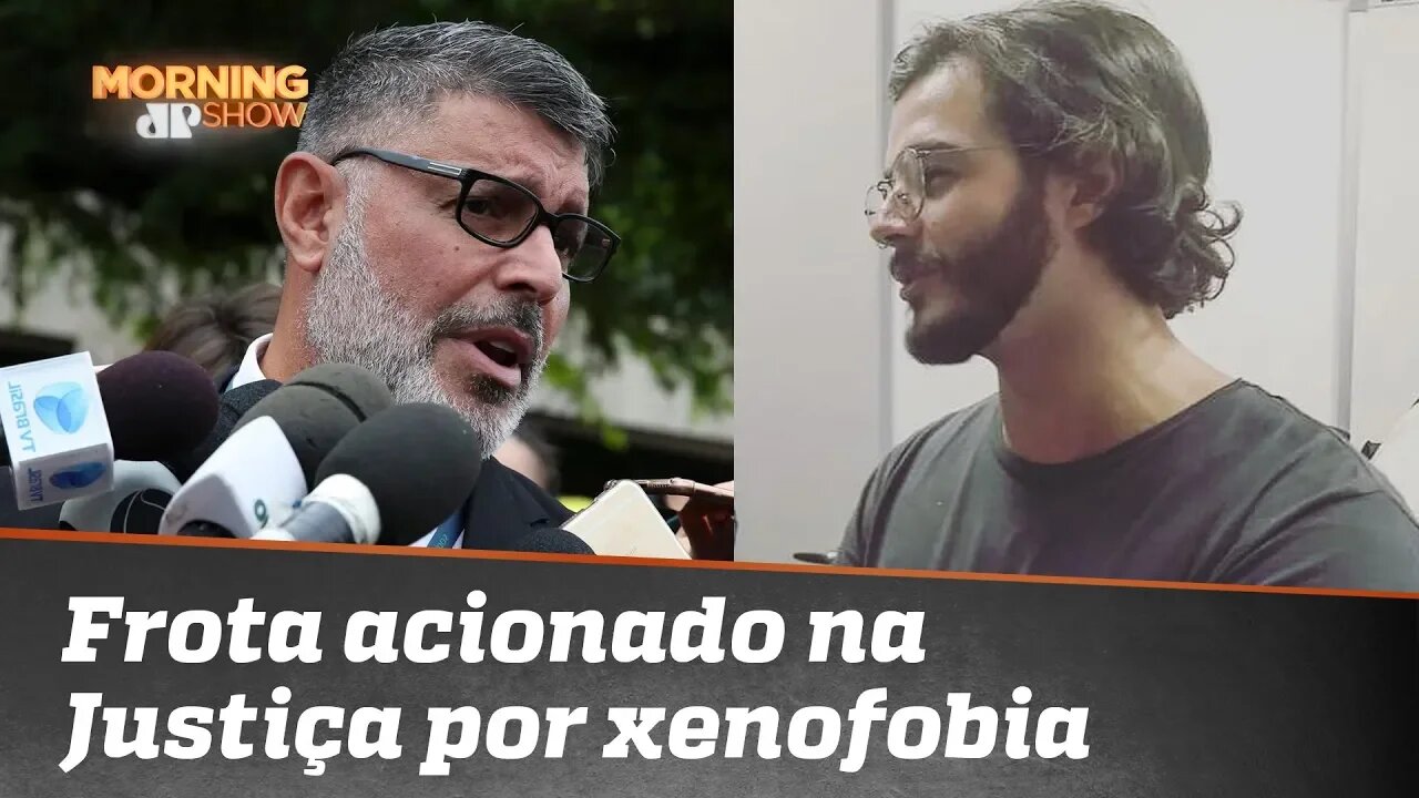 Namorado de Fátima Bernardes, Túlio Gadelha aciona Alexandre Frota na Justiça por xenofobia