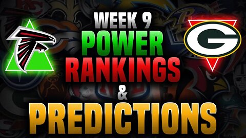 Week 9 NFL Power Rankings & Predictions