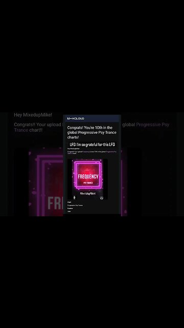 Number 10 in the global charts on MixCloud #psytrance