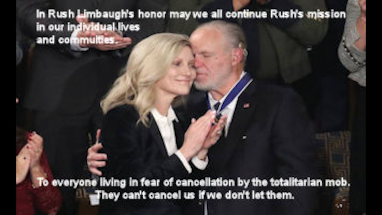 Tribute To Rush Limbaugh A Patriot