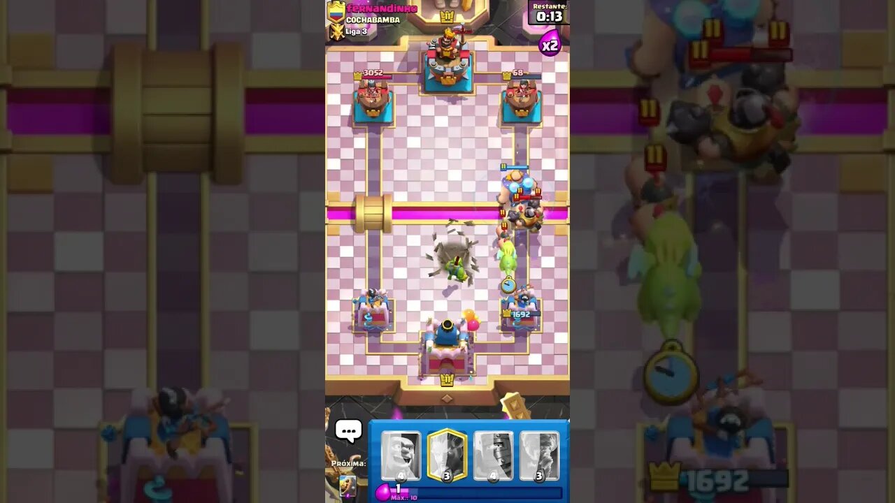 CLASH ROYALE SHORTS #101 - SÓ TEM PARTIDA TOP