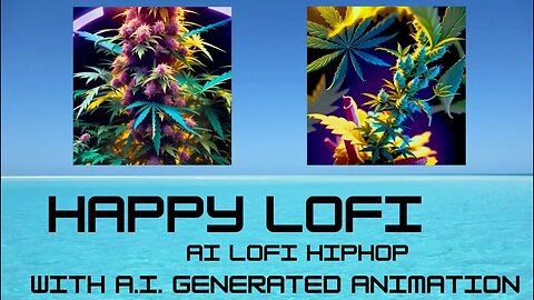 Happy Lofi Beat animation #lofi #music #rapbeat #hiphopbeats #musicvideo #animation #aimusic