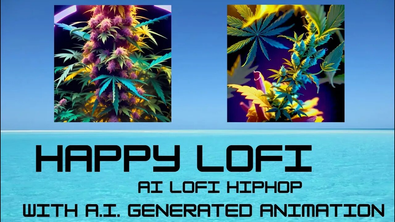 Happy Lofi Beat animation #lofi #music #rapbeat #hiphopbeats #musicvideo #animation #aimusic