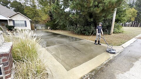 She was FLOORED at the result when I got finished cleaning her driveway for FREE