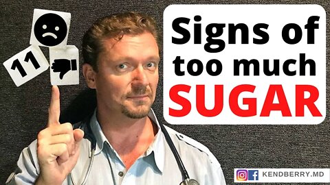 11 Signs YOU Are Eating TOO MUCH SUGAR (Doctor Reveals) 2021