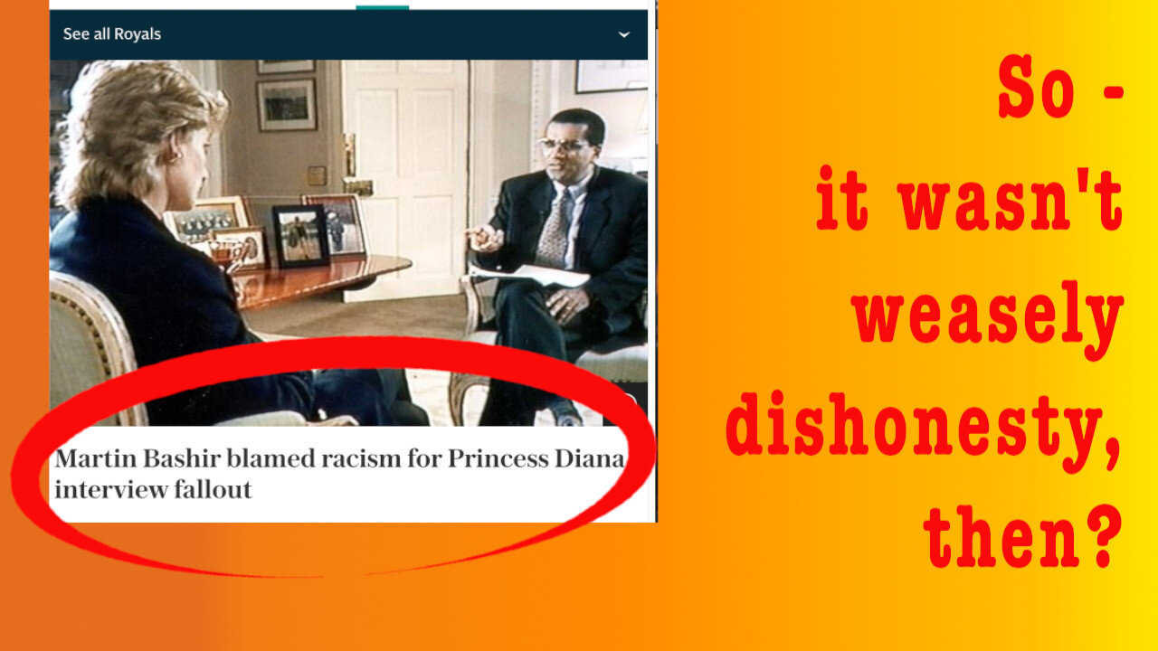 Martin Bashir Blamed the Diana Scandal on Racism