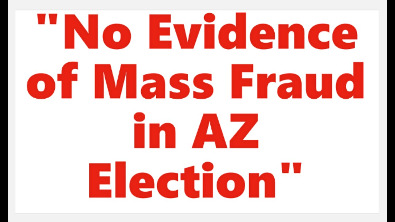 The Liberal Media "Cherry-Picks" From AG Mark Brnovich's AZ Report
