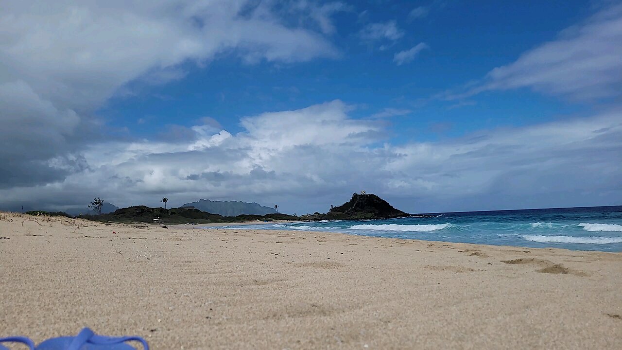 Beach Scene at Marine Corps Base Kaneohe