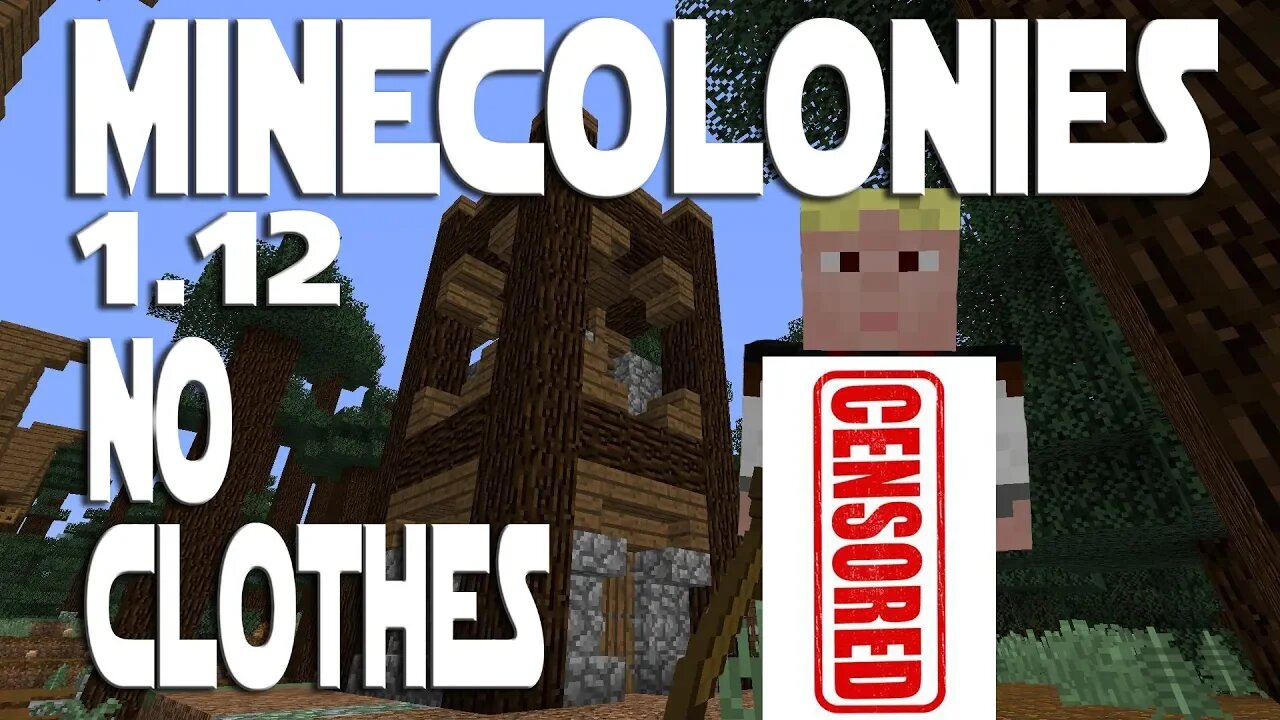 Minecraft Minecolonies 1.12 ep 15 - Guards Hate Armor.