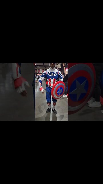 The Falcon at Comic Con #shorts #viral #trending