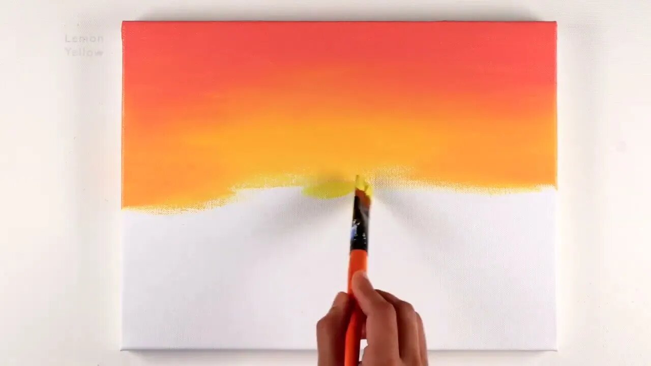 Winter Landscape Painting | Winter Painting | Step by Step | Winter Sunset Acrylic Painting