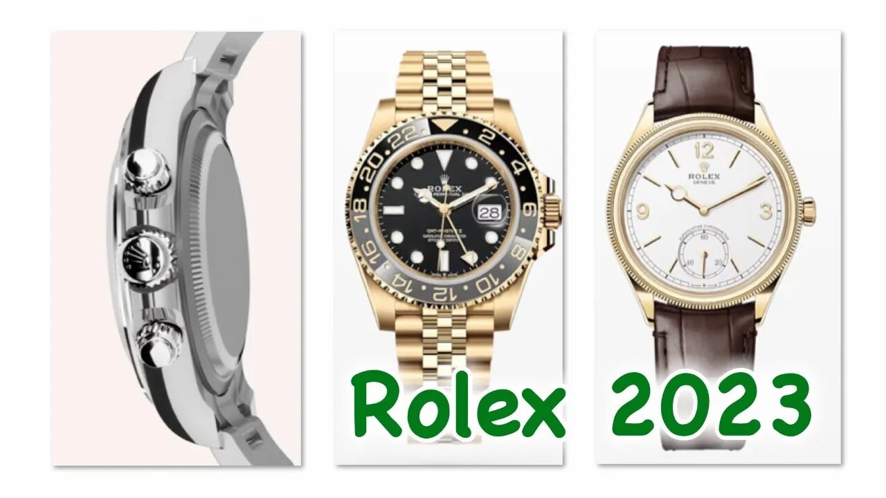 Rolex NEW 2023 models.