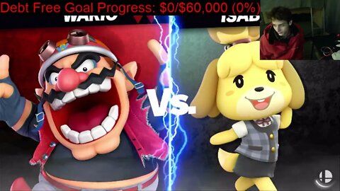 Wario VS Isabelle On The Hardest Difficulty In A Super Smash Bros Ultimate Match With Commentary