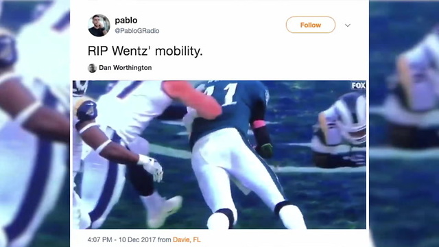 Carson Wentz Tears ACL