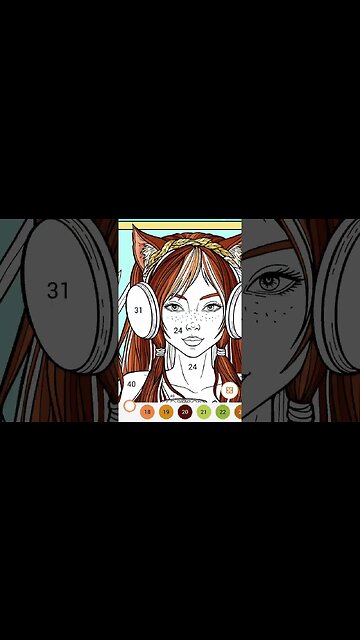 Color By Number - Zen gamer girl