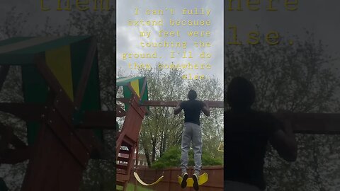 Pull-ups to failure with more extension!