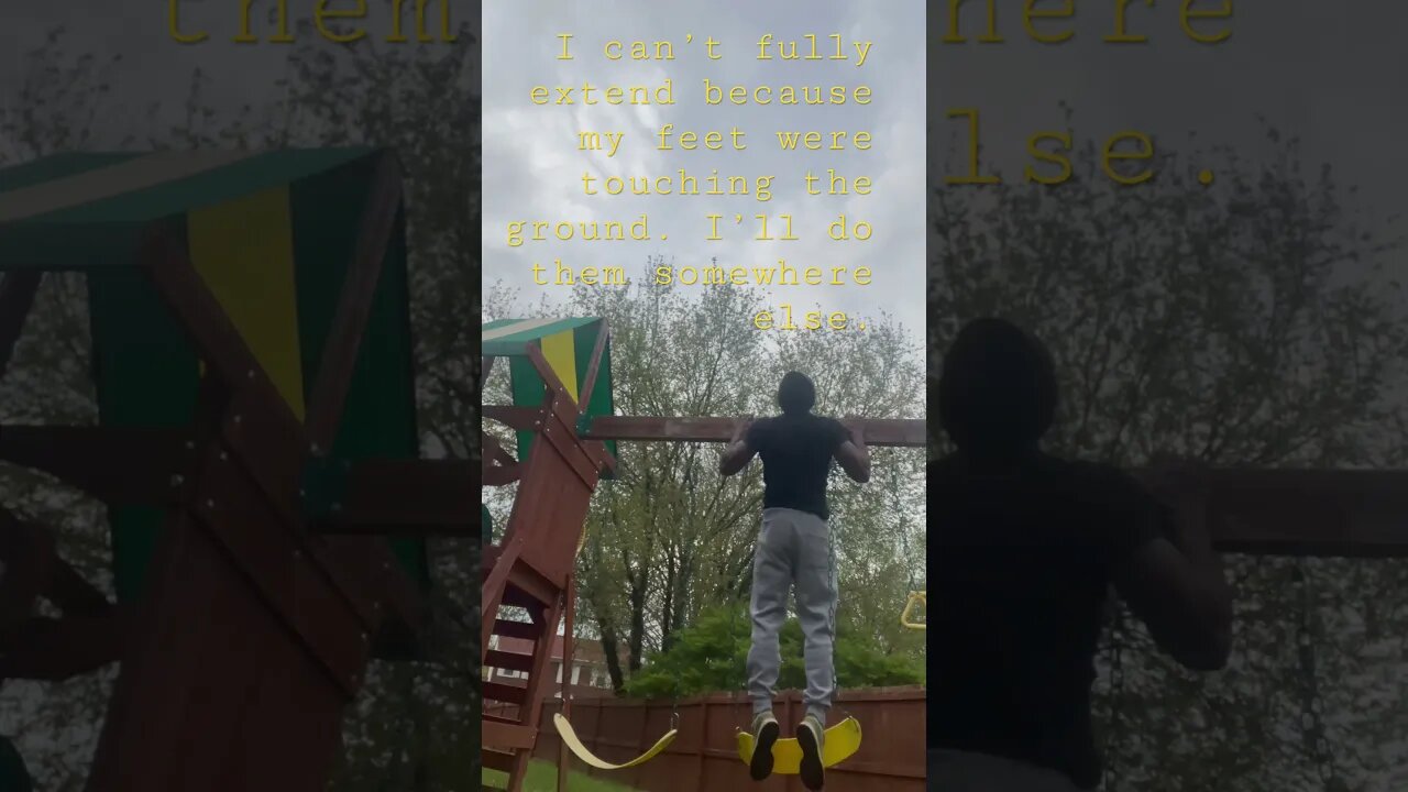 Pull-ups to failure with more extension!