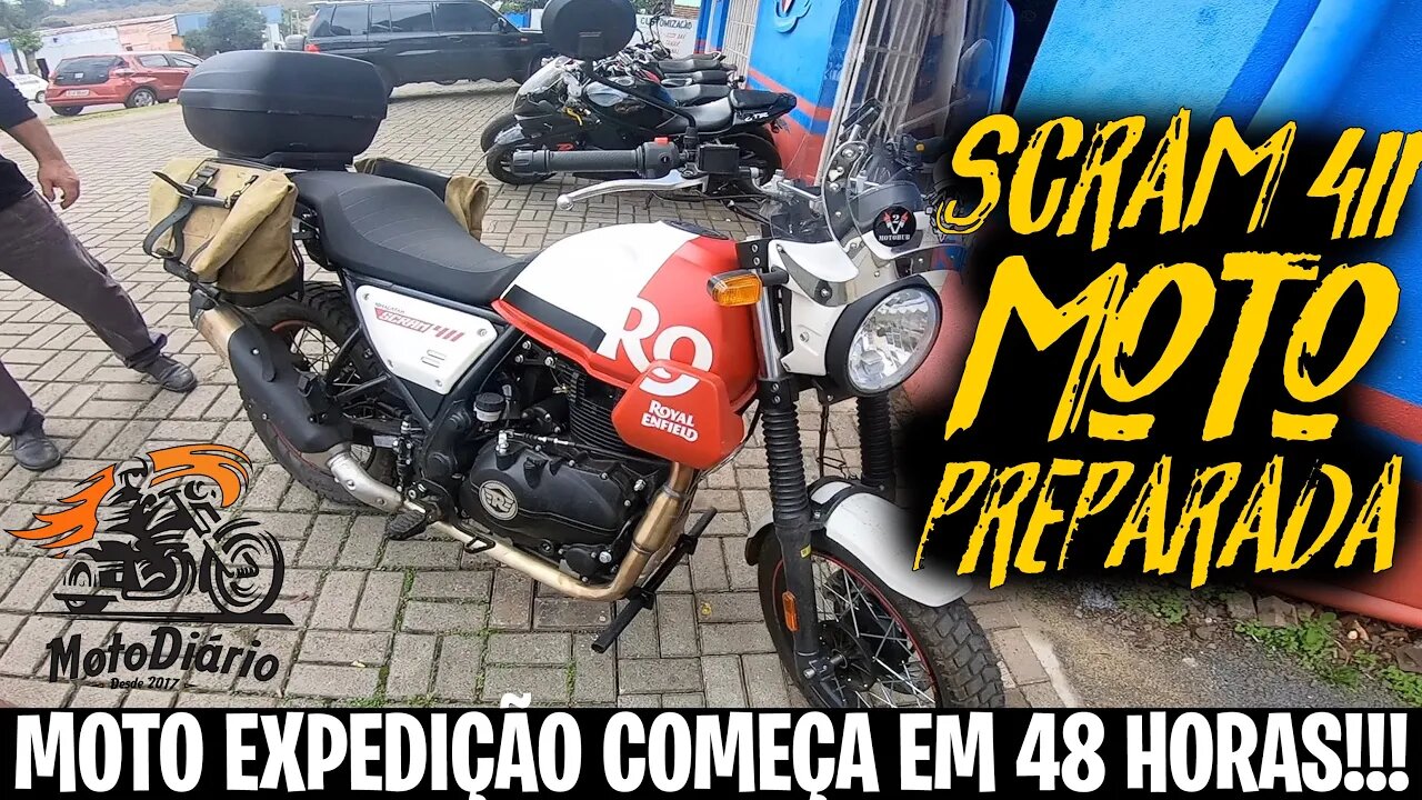 Scram 411: Moto Preparada para a Empolgante Expedição Solo nos EUA em 48 Horas!