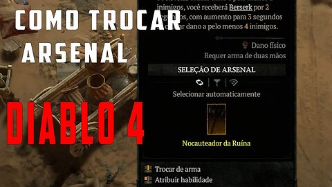 Como trocar de arma no barbaro diablo 4 mude seu arsenal