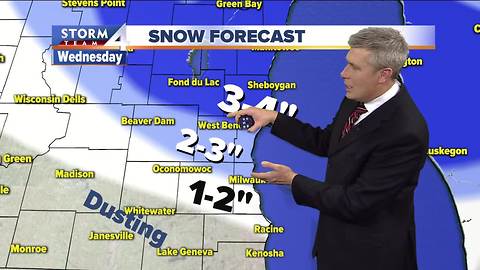 Snow and wind cover SE Wisconsin