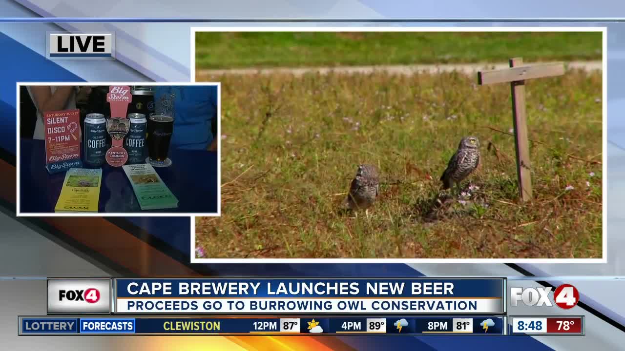 Brewery in Cape Coral launches beer to help burrowing owls - 8:30 am live report