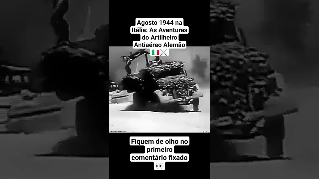 Agosto 1944 na Itália: As Aventuras do Artilheiro Antiaéreo Alemão 🇮🇹⚔️ #ww2 #guerra #war