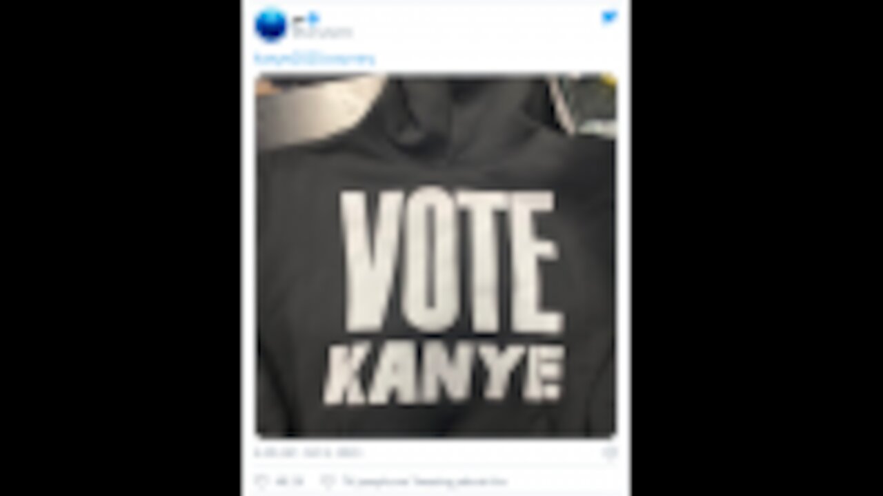 Kanye West Flaunts Write-In Votes, Launches “Vote Kanye” Merch