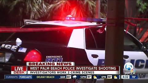 West Palm Beach police investigate overnight shooting