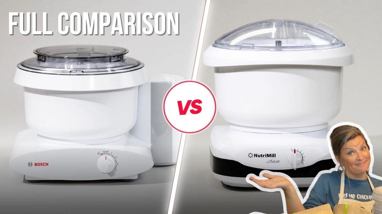 Which MIXER is better? The Bosch Universal or Nutrimill Artiste? [drumroll...]