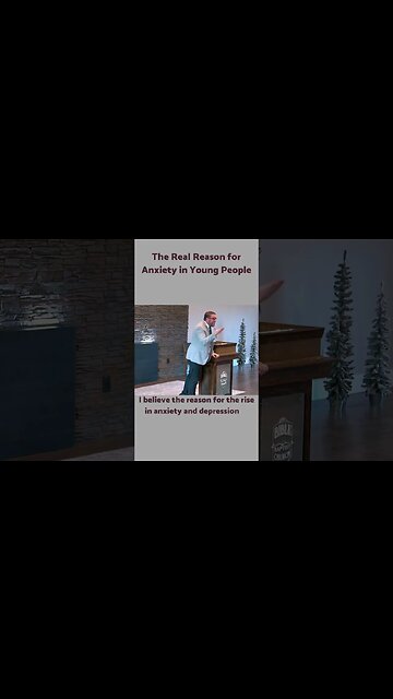 The Real Reason for Anxiety and Depression in Young People