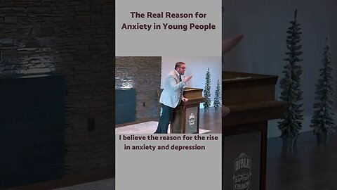 The Real Reason for Anxiety and Depression in Young People