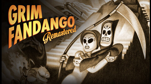 GRIM FANDANGO Remastered 🇧🇷 - Um jogo que Combina com Nosso CANAL (PS4) ☠