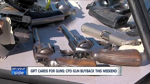 What happens to guns collected at Cleveland Police Gun Buy Back?